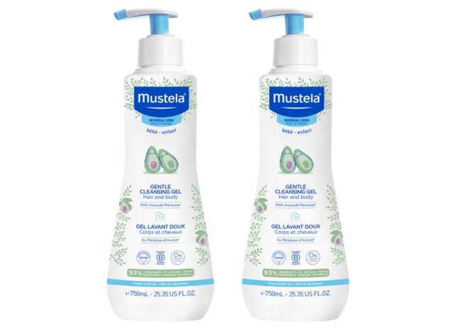 Mustela Baby Gentle Cleansing Gel - Baby Hair & Body Wash Tear-Free Formula
