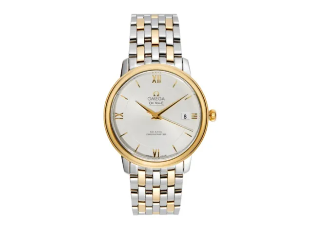 Omega De Ville Prestige Two Tone Automatic Men's Watch