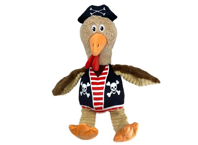 Pirate Chicken Dog Toy