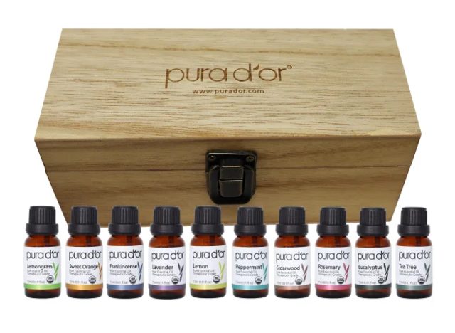 Pura d'or Perfect 10 Essential Oil Set