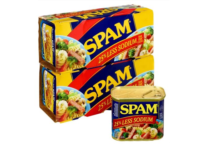 SPAM, 25% Less Sodium