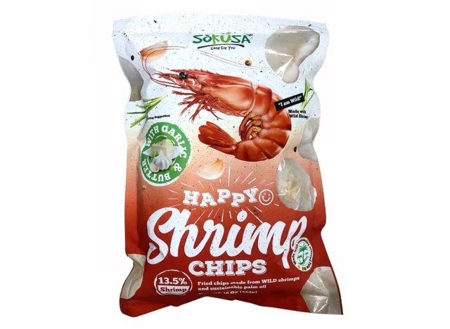 Shrimp Chips with Garlic and Butter