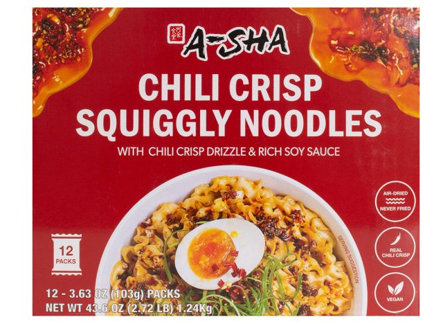 A-Sha Chili Crisp Squiggly Noodles