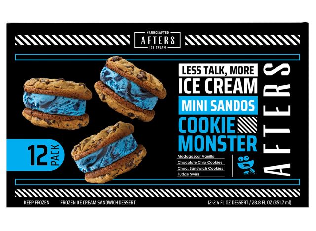 Afters Ice Cream Cookie Monster Ice Cream Sandwiches