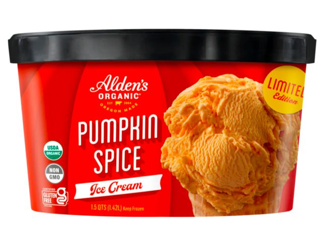 Alden's Organic Pumpkin Spice Ice Cream