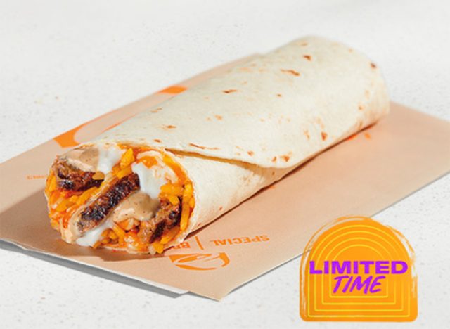 Cheesy Melt Grilled Steak Burrito