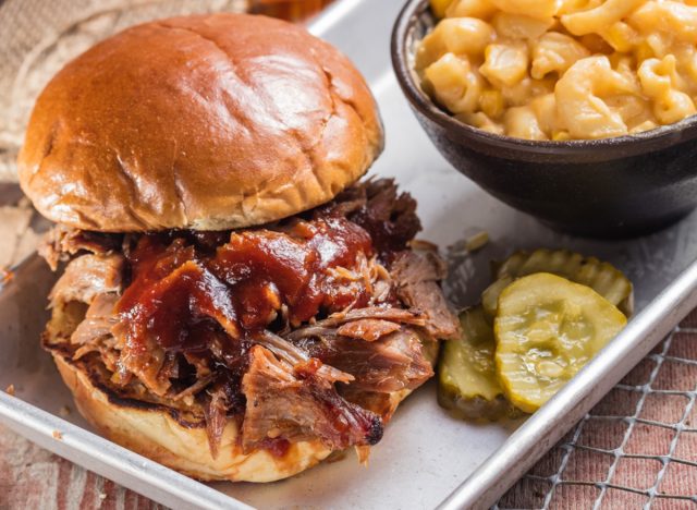 Famous Dave's Georgia Chopped Pork Sandwich