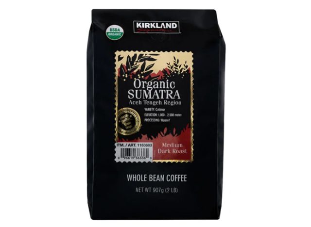 Kirkland Signature Organic Sumatra Whole Bean Coffee