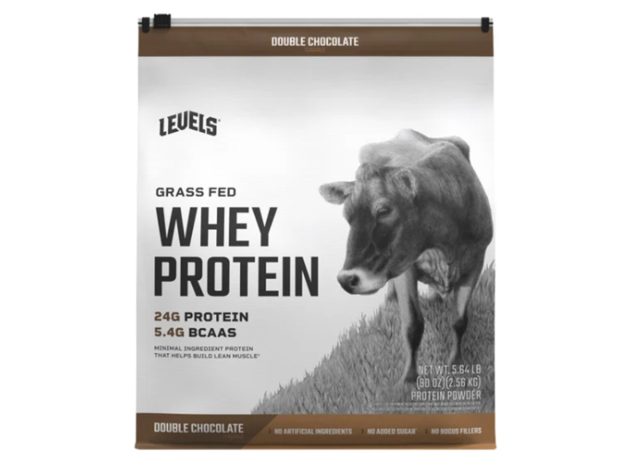 Levels Grass Fed Whey Protein, Double Chocolate