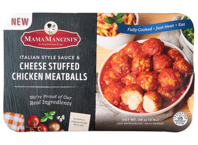 Mama Mancini's Cheese Stuffed Chicken Meatballs