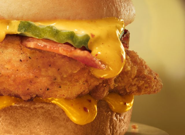 McDonald's Bacon Special Edition Gold McCrispy Sandwich