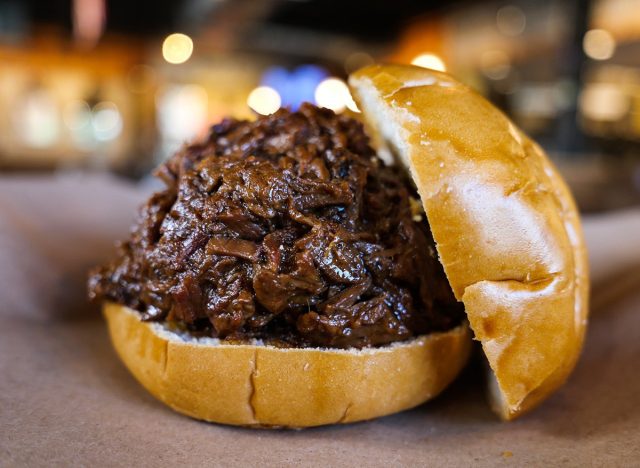 Mission BBQ Chopped Brisket Sandwich