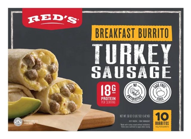 Red's Turkey Sausage Breakfast Burrito