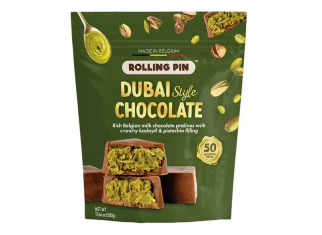 Rolling Pin Dubai Chocolate Squares
