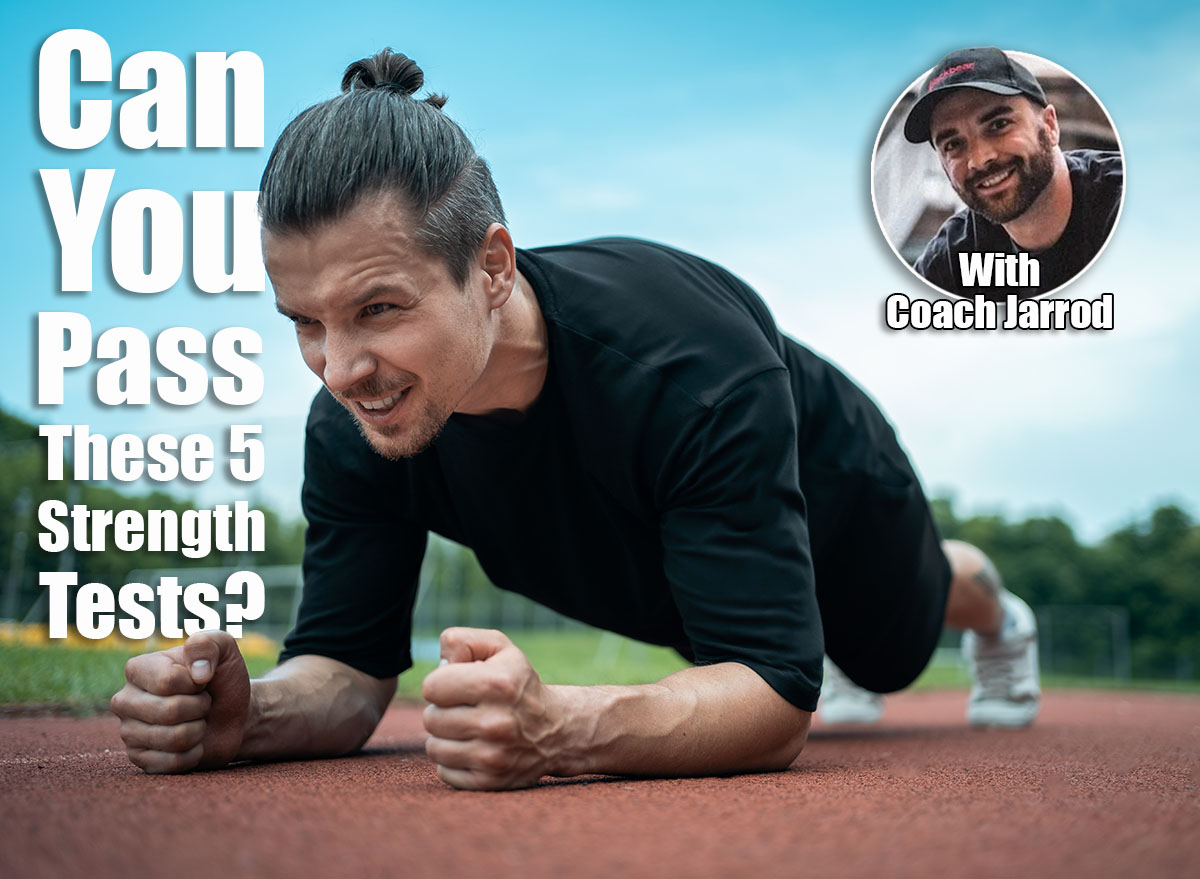athletic sportsman has workout and planking outdoor. 5 Strength Tests Every Person Over 50 Should Master (Most Fail #2). Cover