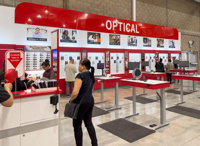 Costco Optical. A view of the Optical Department, seen at a local Costco.