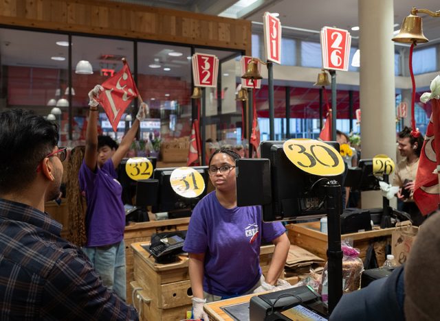 Trader Joe's Grocery Store Checkout.