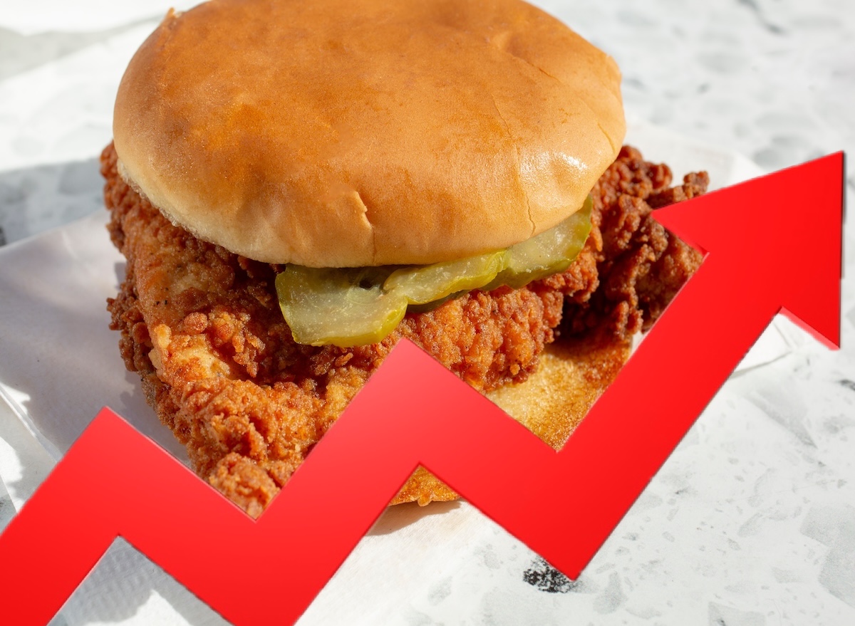 A,View,Of,A,Restaurant,Style,Fried,Chicken,Sandwich.