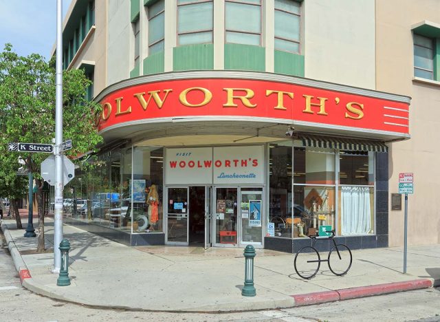 Bakersfield, California, USA - 04,29,2019: Historic Woolworth's Diner in Bakersfield