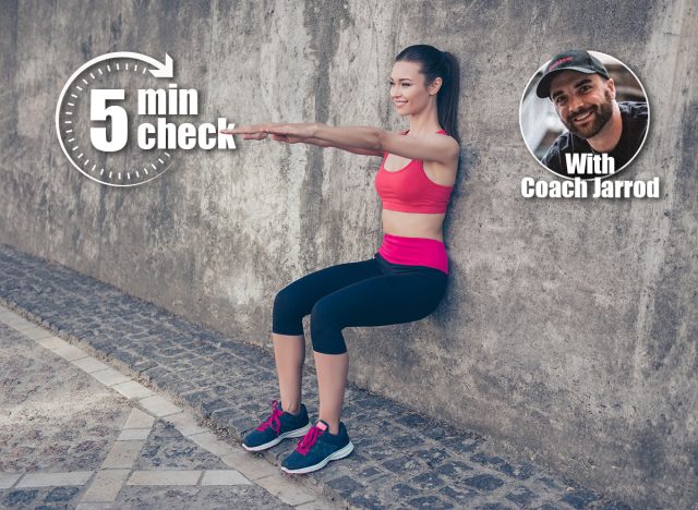 Young fashionable sportswoman is stretching on the street on a summer day. She is very bendy and flexible as a result of her regular trainings, wearing trendy sport outfit, sneakers. 5 Strength Tests Every Woman Over 45 Should Be Able to Ace. Cover