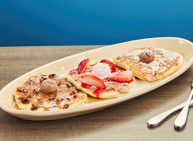 Snooze, an A.M. Eatery Signature Pancake Flight