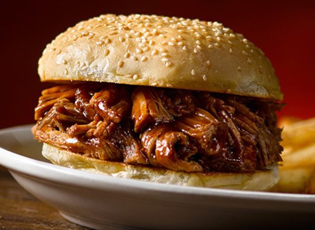Texas Roadhouse Pulled Pork Sandwich