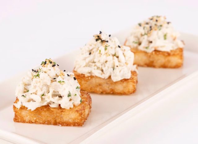 The Cheesecake Factory Crispy Rice Cakes with Crab