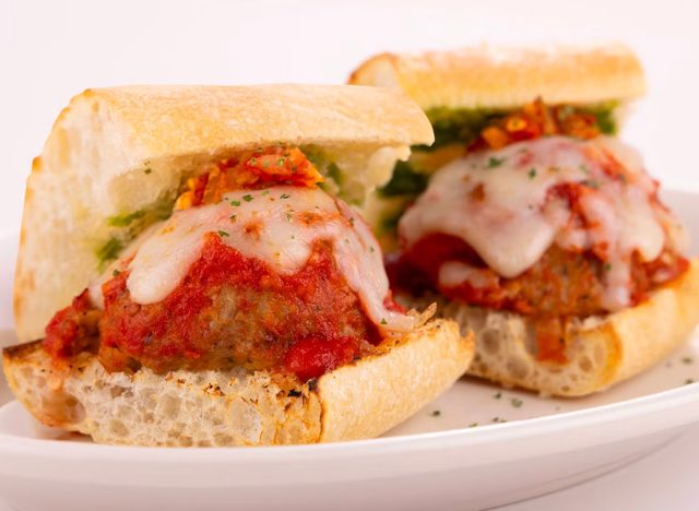 The Cheesecake Factory Meatball Sliders