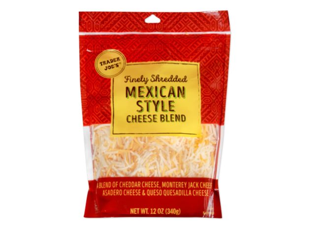 Trader Joe's Finely Shredded Mexican Style Cheese Blend