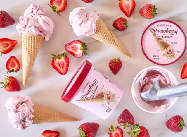Trader Joe's Strawberry Ice Cream