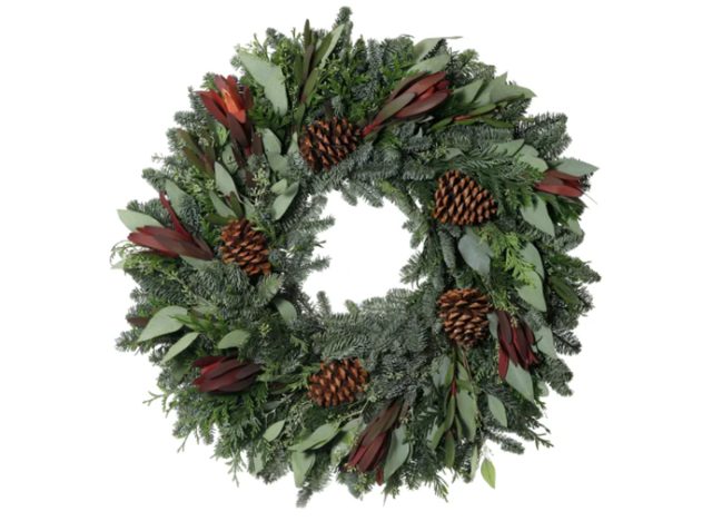 24" Fresh Protea Wreath
