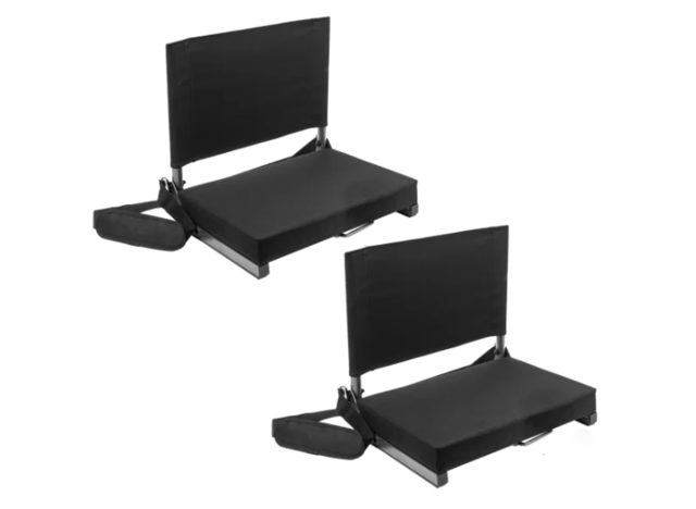 Cascade Mountain Tech Padded Stadium Seat, 2-pack