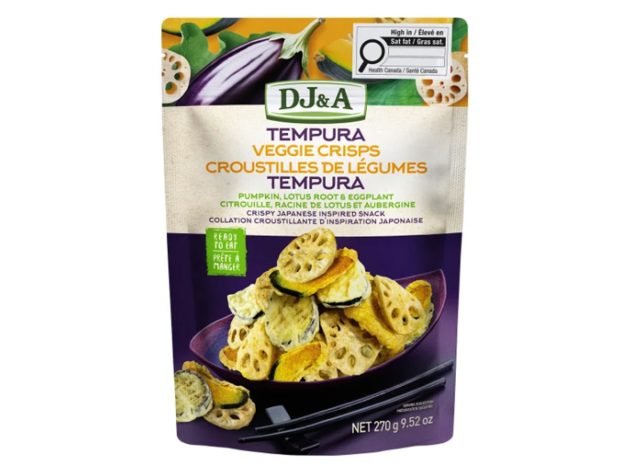 DJ&A Veggie Crisps Tempura with Lotus, Eggplant & Pumpkin