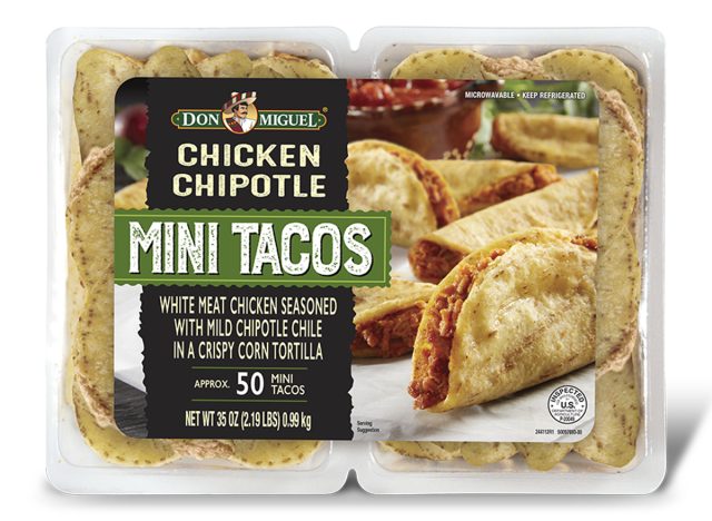 Don Migue Chicken Chipotle Mini Tacos
