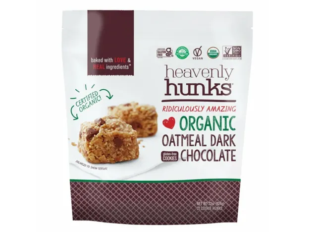 E&C's Heavenly Hunks Organic Oatmeal Dark Chocolate Cookies