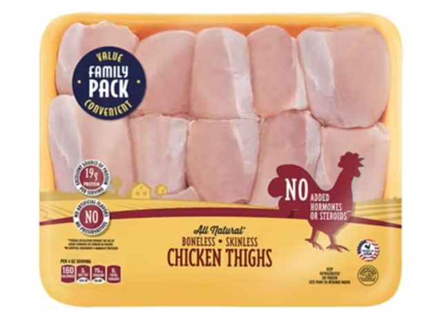 Family Pack Boneless Skinless Chicken Thighs