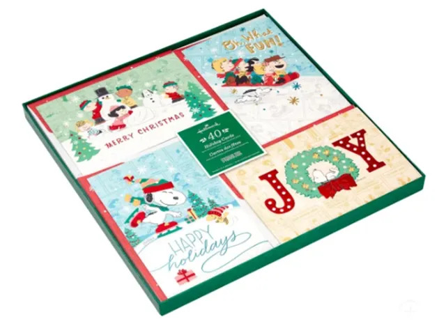 Hallmark Holiday Cards, 40-count - Peanuts