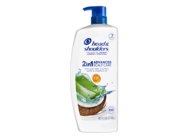 Head & Shoulders 2-in-1 Dandruff Shampoo and Conditioner Advanced Scalp Care with Aloe Vera, Coconut Water & Vitamins