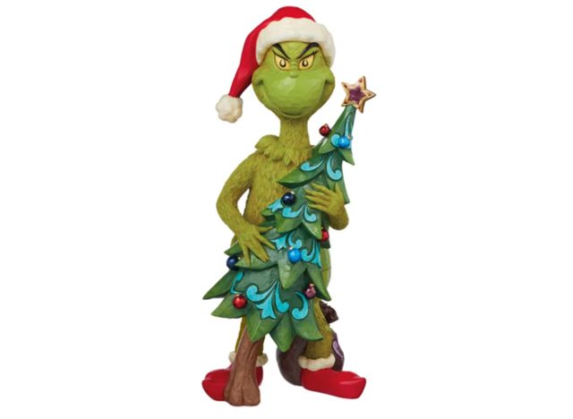 Holiday Grinch Stealing Tree Statue by Jim Shore