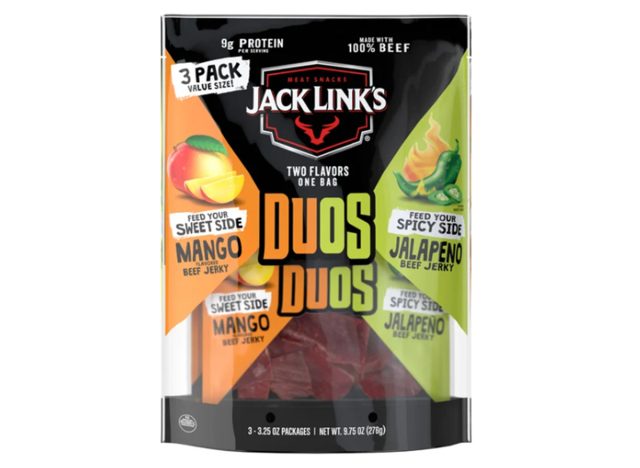 Jack Link's Duos Beef Jerky, Mango and Jalapeño