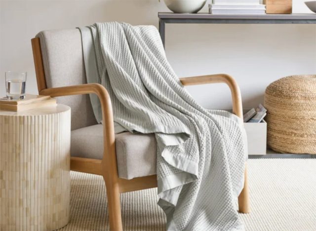 Jennifer Adams Cotton Waffle Throw