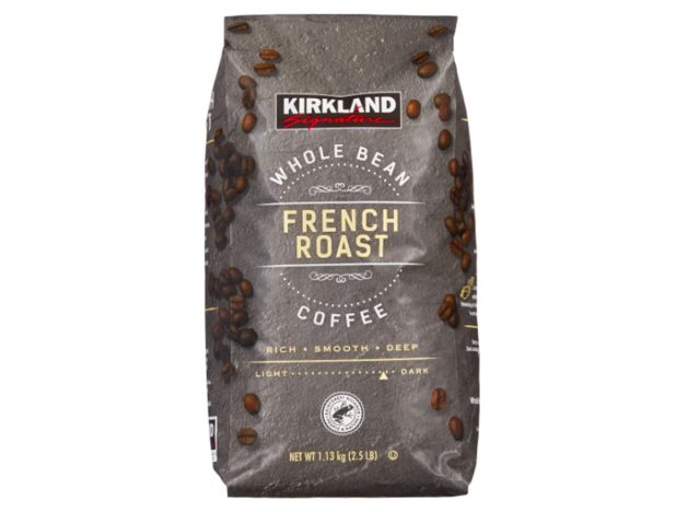 Kirkland Signature Whole Bean Coffee, French Roast