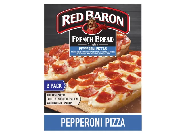 Red Baron Pepperoni French Bread Personal Frozen Pizza