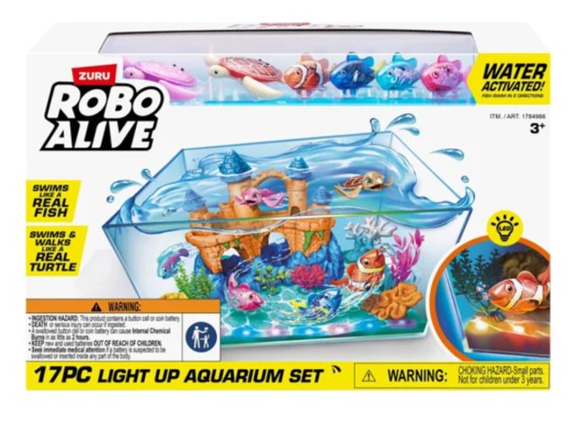 Robo Alive Light Up Aquarium Set
