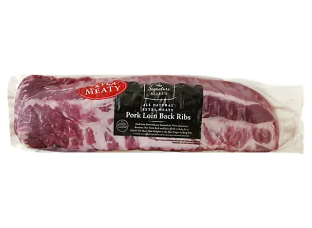 ignature SELECT Extra Meaty Pork Loin Back Ribs