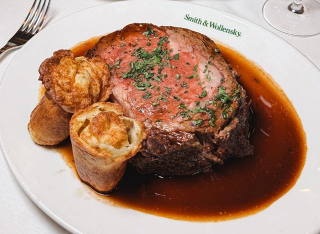 Smith and Wollensky Prime Rib