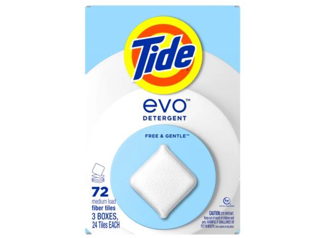 Tide Evo Laundry Detergent Tiles, Free & Gentle