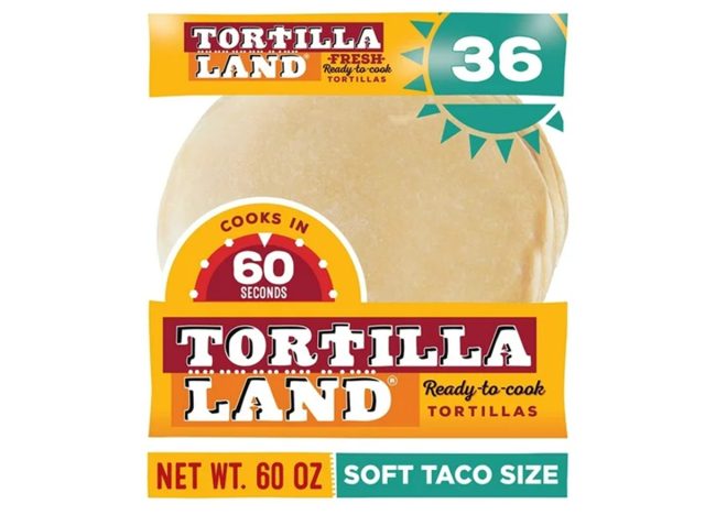 TortillaLand Uncooked 8" Soft Flour Tortillas 36 ct.