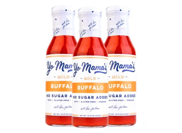Yo Mama's Low Sodium Mild Buffalo Sauce, 3-pack