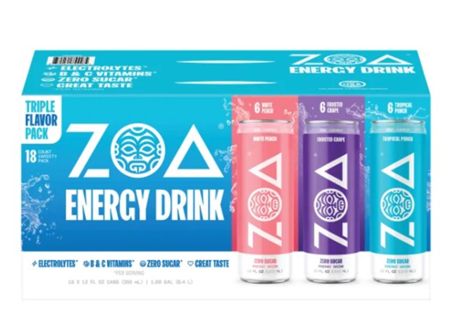 ZOA Energy Drink, Variety Pack